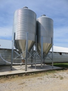 Longer lasting grain bins made from corrosion-resistant ZAM.